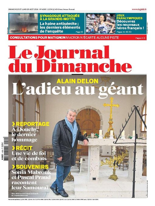 Title details for Le Journal du dimanche by Lagardere Media News - Available